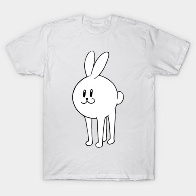 growing rabbit T-Shirt by COOLKJS0